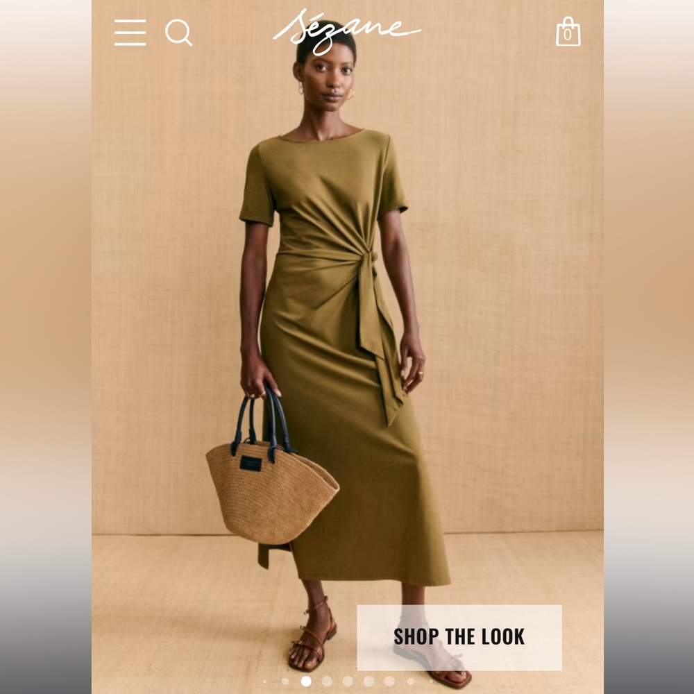 Sezane pippa dress size S